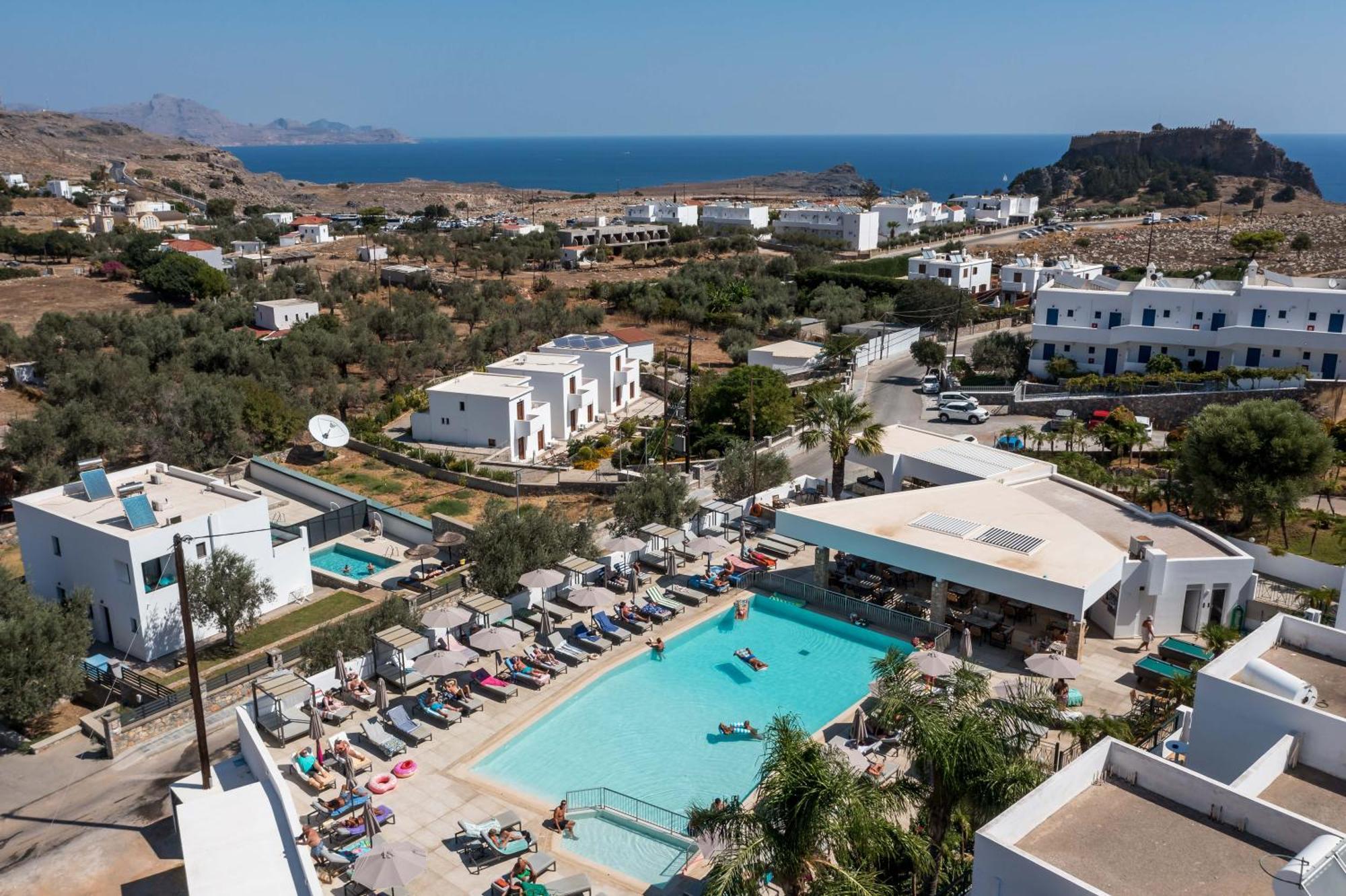 Lambis Studios & Apartments Λίνδος Εξωτερικό φωτογραφία